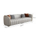 Italian Leather Sofa Living Room Small KTV 4 Seater Straight Row Sofa Set Italian Leather Sofa Living Room Small KTV 4 Seater Straight Row Sofa Set