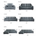 Scandinavian Leather Corner Sofa Set Scandinavian Leather Corner Sofa Set