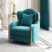Upscale American Light Luxury Leather Living Room Sofa Set Modern French Villa 4 Seater