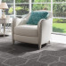 Upscale American Light Luxury Leather Living Room Sofa Set Modern French Villa 4 Seater