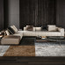 Italian Leather Sofa Living Room Top Layer Cowhide Piano Key Large Sectional Straight Row Latest Corner Combination