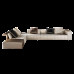 Italian Leather Sofa Living Room Top Layer Cowhide Piano Key Large Sectional Straight Row Latest Corner Combination