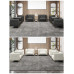 Modern Business Lounge Leather Sofa Coffee Table Set Modern Business Lounge Leather Sofa Coffee Table Set