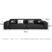 Italian Style Minimalist Tofu Leather Sofa 34 Person