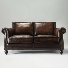 Vintage Leather Sofa European Leather Sofas Couches for Living Room Furniture
