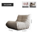 Light luxury genuine leather sofa Italian minimalist modern small sectional fourseat latex sofa