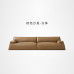 Italian Minimalism Four Person Simple Luxury Damascus Straight Row Living Room Leather Sofa Italian Minimalism Four Person Simple Luxury Damascus Straight Row Living Room Leather Sofa