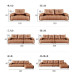 Modern Leather Sofa for Living Room
