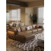 American Leather Sofa Living Room Longjiang Simple Deluxe Tan TopGrain ThreeFour Person Straight Sofa