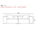 Leather Tofu Block Luxury Living Room Home Straight Floor Elegant Minimalist Block Sofa