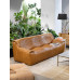 Nordic Vintage Leather Sofa Top Layer Cowhide Creative Designer American Cigar Bar Retro Wax Leather