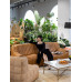 Nordic Vintage Leather Sofa Top Layer Cowhide Creative Designer American Cigar Bar Retro Wax Leather