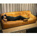 Nordic Vintage Leather Sofa Top Layer Cowhide Creative Designer American Cigar Bar Retro Wax Leather