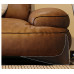 Leather Sofa Retro Italian Minimalist Curved Design Small Living Room Brown Leather Sofa Retro Italian Minimalist Curved Design Small Living Room Brown