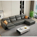 Electric Leather Sofa Bed Living Room Combination Modern Minimalist Storage Expandable New