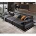 Italian Leather Sofa Latest Living Room Cube Straight Row Sofa