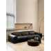 Italian Minimalist Leather Sofa Modern Minimalist Living Room