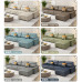 Italian leather sofa living room corner sectional cream tufted set Italian leather sofa living room corner sectional cream tufted set