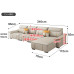 Italian leather sofa living room corner sectional cream tufted set Italian leather sofa living room corner sectional cream tufted set