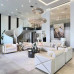 Modern Light Luxury Cream Straight ThreeSeat Sofa Set Modern Light Luxury Cream Straight ThreeSeat Sofa Set