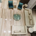 Modern Light Luxury Cream Straight ThreeSeat Sofa Set Modern Light Luxury Cream Straight ThreeSeat Sofa Set