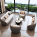 Three Seater Reception Room Sofa Set for Luxury Hotel Lobby Three Seater Reception Room Sofa Set for Luxury Hotel Lobby