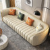 Modern FourSeat Leather Sofa for Small Spaces