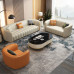 Modern FourSeat Leather Sofa for Small Spaces