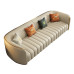 Modern FourSeat Leather Sofa for Small Spaces