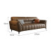 Italian minimalist leather sofa living room modern corner luxury combination Italian minimalist leather sofa living room modern corner luxury combination