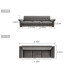 Modern Minimalistic TechnoFabric Sofa Bed for Small Living Room Modern Minimalistic TechnoFabric Sofa Bed for Small Living Room