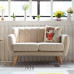 Scandinavian Fabric Sofa for Two Scandinavian Fabric Sofa for Two