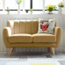 Scandinavian Fabric Sofa for Two Scandinavian Fabric Sofa for Two