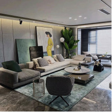 Italian Minimalist Sofa Nordic Simple Small Living Room Modern Luxury No Wash Technology Fabric Sofa