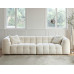 Creamy Fluffy Cotton Candy Upholstered Minimalistic French Nordic Sheepskin Retro Sofa Creamy Fluffy Cotton Candy Upholstered Minimalistic French Nordic Sheepskin Retro Sofa
