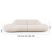 Nordic Minimalistic Arc Cotton Fabric Creative Sofa Designer Luxury Salon Shop Reception Alien Relaxed Sofa Nordic Minimalistic Arc Cotton Fabric Creative Sofa Designer Luxury Salon Shop Reception Alien Relaxed Sofa