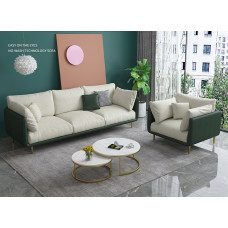 Modern Minimalist Fabric Sofa Small Apartment Scandinavian Luxury Rental