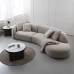 Scandinavian Velvet Cotton Tech Fabric Design Living Room Velvet Beauty Salon Curved Sofa Scandinavian Velvet Cotton Tech Fabric Design Living Room Velvet Beauty Salon Curved Sofa