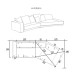 Italian Corner Leather Sofa Lounge Modern Minimalist Shaped Technology Fabric Ultraluxury Polished