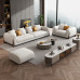 Modern Minimalist Leather Sofa for Small Living Room