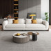 Modern Minimalist Leather Sofa for Small Living Room