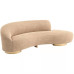 Italian Luxury Curved Fabric Small Beauty Salon Reception Sofa Modern Minimalist Living Room Designer Sofa Italian Luxury Curved Fabric Small Beauty Salon Reception Sofa Modern Minimalist Living Room Designer Sofa