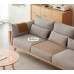 Wood Sofa Living Room Modern Chinese Simple Fabric Corner Sofa