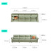 Technology Fabric Modern Minimalist Sofa Electric Straight Row Furniture Technology Fabric Modern Minimalist Sofa Electric Straight Row Furniture