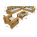 Modern Style Solid Wood Corner Sofa Set Modern Style Solid Wood Corner Sofa Set