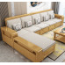 Modern Style Solid Wood Corner Sofa Set Modern Style Solid Wood Corner Sofa Set