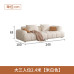 Technology Fabric Cream Minimalist Japanese Daytime Styled Small Living Room Three Person Straight Set Technology Fabric Cream Minimalist Japanese Daytime Styled Small Living Room Three Person Straight Set