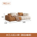 Technology Fabric Cream Minimalist Japanese Daytime Styled Small Living Room Three Person Straight Set Technology Fabric Cream Minimalist Japanese Daytime Styled Small Living Room Three Person Straight Set