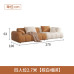Technology Fabric Cream Minimalist Japanese Daytime Styled Small Living Room Three Person Straight Set Technology Fabric Cream Minimalist Japanese Daytime Styled Small Living Room Three Person Straight Set