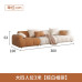 Technology Fabric Cream Minimalist Japanese Daytime Styled Small Living Room Three Person Straight Set Technology Fabric Cream Minimalist Japanese Daytime Styled Small Living Room Three Person Straight Set